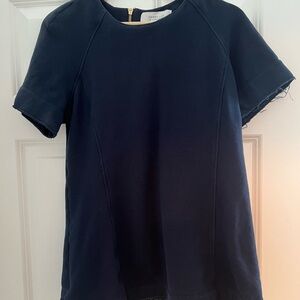 Derek Lam 10 Crosby Navy Blue Top